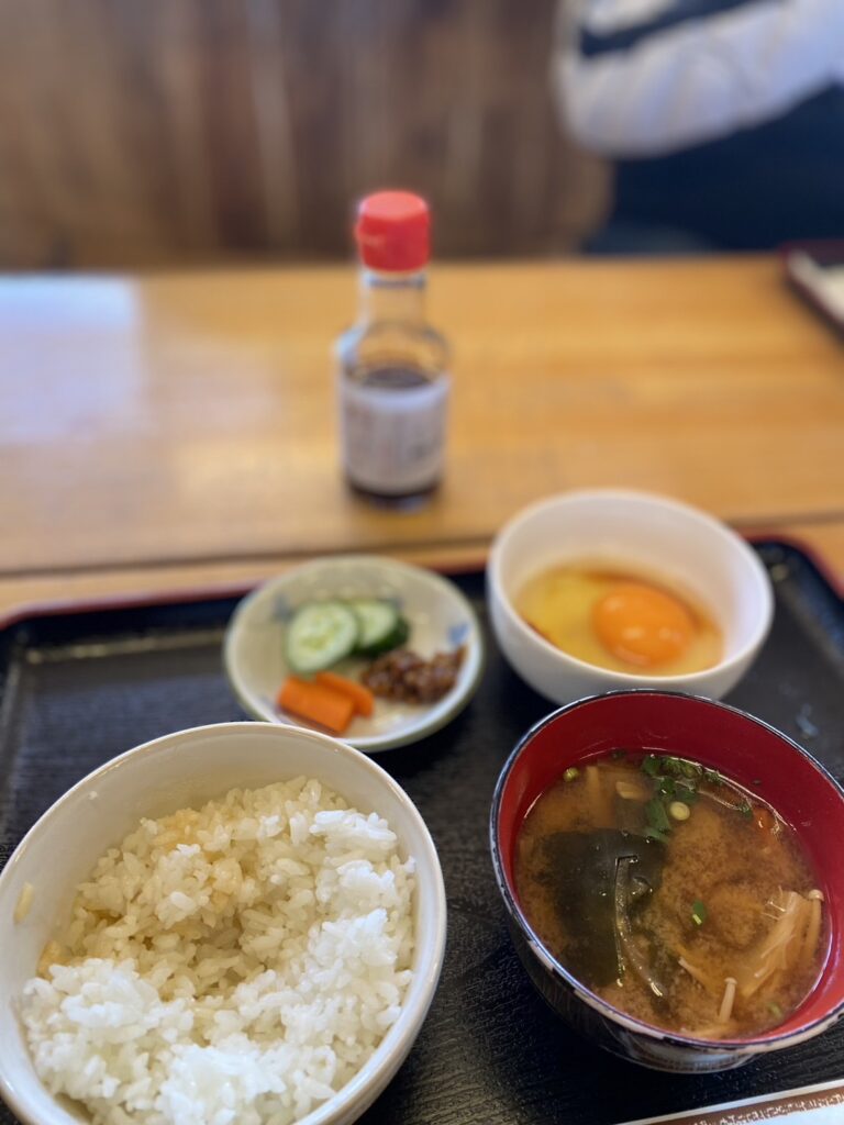 日高市醤遊王国卵かけご飯