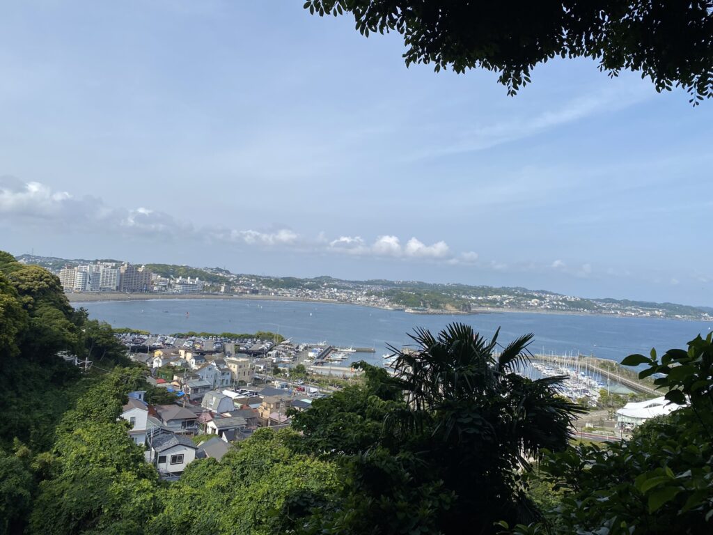 江の島高台から見た景色