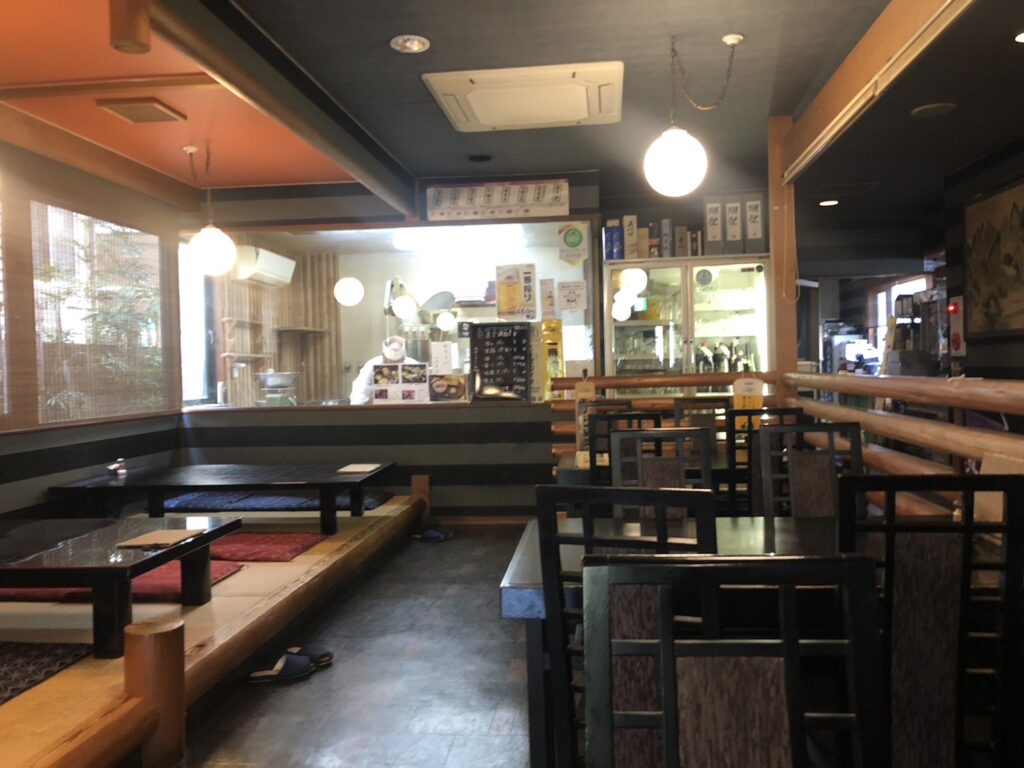 下田蕎麦茶寮須田店内